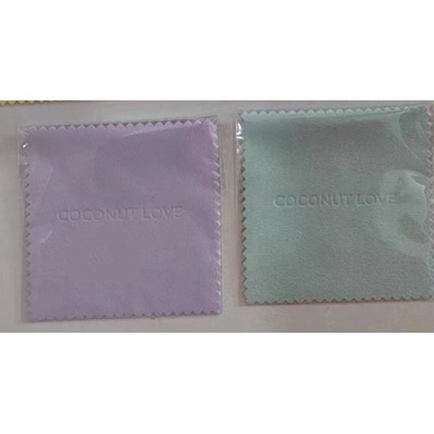 Custom Embossed Silver Jewelry Cleaning Bags, 200pcs Blue Microfiber Suede for Women