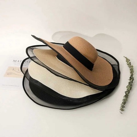 Wide Brim Cowboy Hat for Men - Perfect for Warm Beach Days