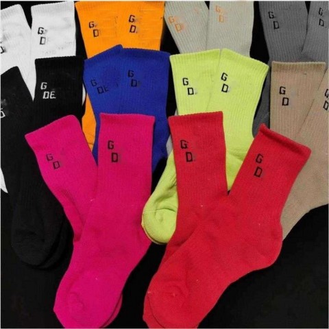 Wholesale Organic Cotton Men's Basketball Socks - Breathable & Matching Rib Letter Design