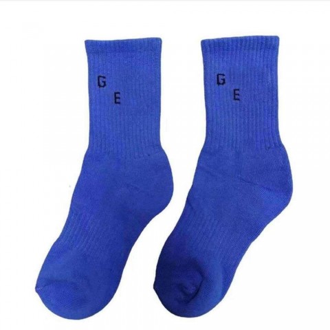 Wholesale Organic Cotton Men's Basketball Socks - Breathable & Matching Rib Letter Design