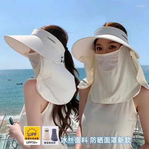 Berets 2025 Women Unisex Summer Travel Hat with Detachable Cape