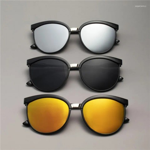 Luxury Cat Eye Sunglasses Set for Women - 3 Pcs Trendy Eyewear