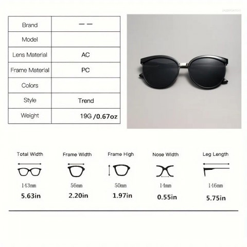 Luxury Cat Eye Sunglasses Set for Women - 3 Pcs Trendy Eyewear