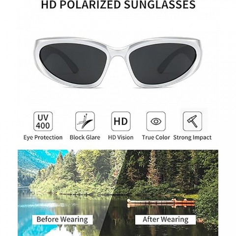 Y2K-Inspired Unisex Three-Pair Sunglasses Collection with UV400 Protection