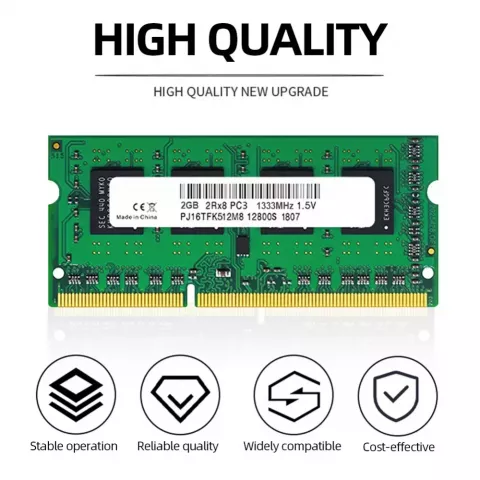 Jonsbo DDR3 1333MHz Laptop RAM 2G/4G/8G - Fully Compatible Intel/AMD