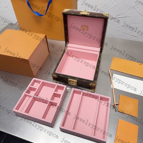 Luxury Monogram Canvas Jewelry Box for Watches & Accessories