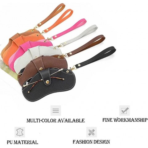 Slim Unisex Eyewear Sleeve for Sunglasses & Eyeglasses - Soft & Portable Case