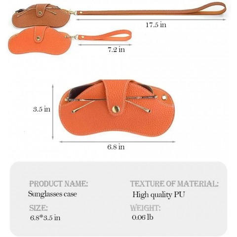Slim Unisex Eyewear Sleeve for Sunglasses & Eyeglasses - Soft & Portable Case