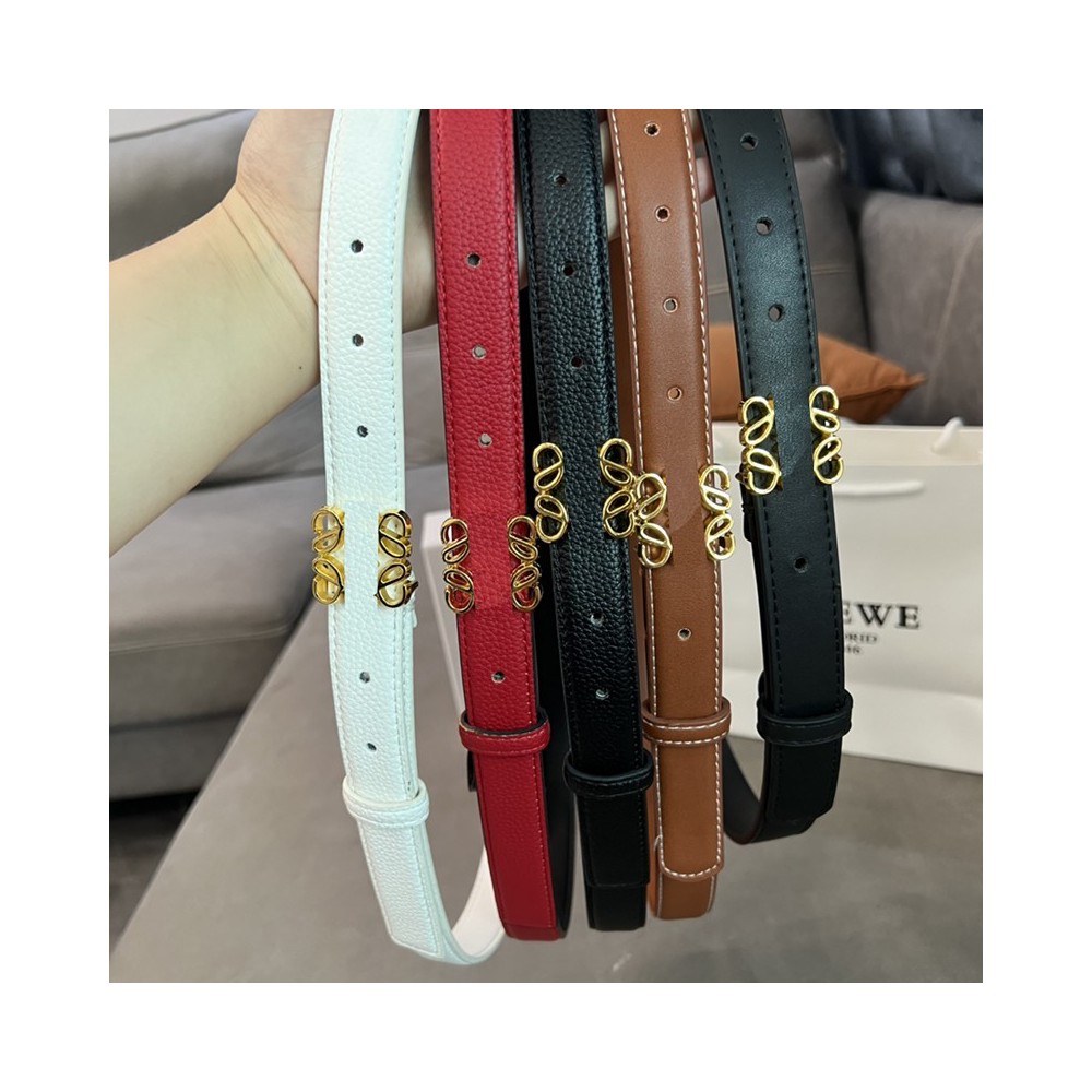 Women's Solid Color Vintage Pin Buckle Belt - 5 Colors, 100-110cm, 2.5cm Width