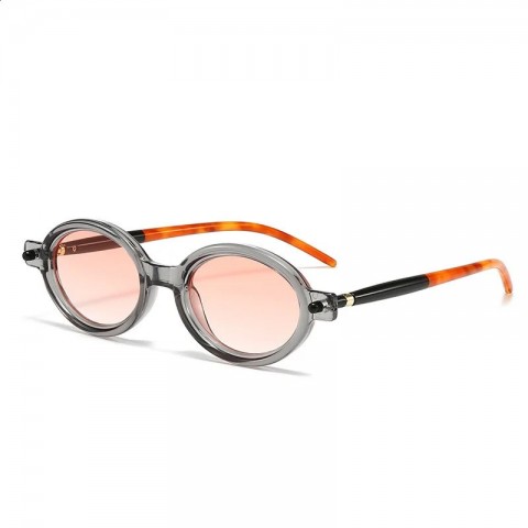 Leopard Print Women's UV400 Sunglasses - 4pc Set, Fashion Oval Frame, Outdoor Protection