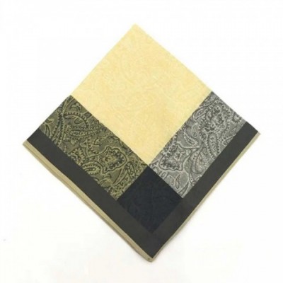 Vintage Jacquard Plaid Pocket Squares Set of 3 for Men