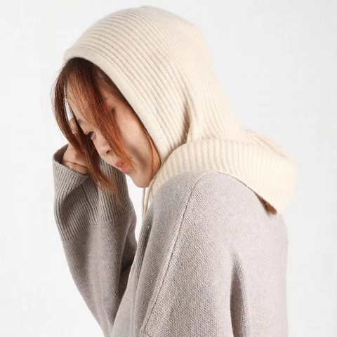 Rabbit Hair Warm Knitted Beanies for Men