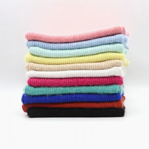 Rabbit Hair Warm Knitted Beanies for Men