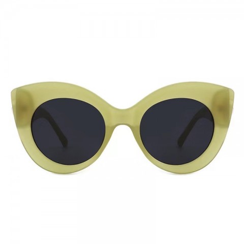 Trendy Cat Eye Sunglasses for Women - Large Frame, Candy Colors, UV400 Protection