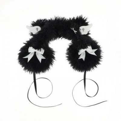 Faux Leather Anime Ear Headbands - Unisex Lolita Style