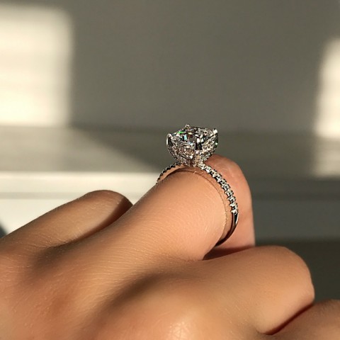 Choucong 2024 Designer Sterling Silver Oval White Topaz Moissanite Bridal Wedding Rings for Women