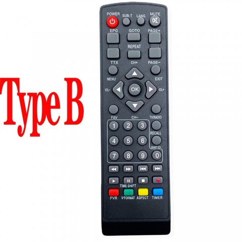 Universal Remote Control for DVB-T2 Digital TV Box RM-D1155 - Easy Setup & Wide Compatibility 2024 Model