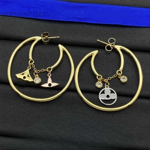 Designer Pearl Dangle Earrings in 18K Gold Plated with Heart Charm