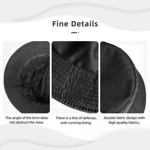 Beret Bucket Hat - Crayon Frog Funny Design for Men Women