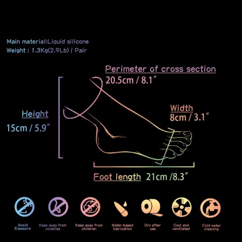 Realistic Silicone Female Foot Mannequin for Nail Art & Photography - TG3607