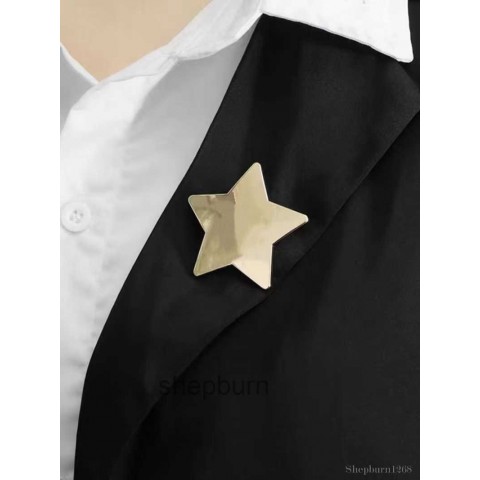 Luxury 18K Gold Plated Diamond Brooch for Unisex Romantic Gifts