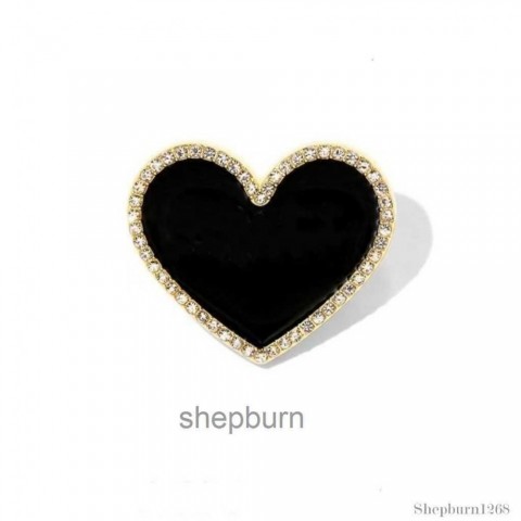 Luxury 18K Gold Plated Diamond Brooch for Unisex Romantic Gifts