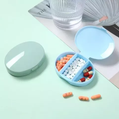macroupta Portable Plastic Pill Organizer for Daily Health Care