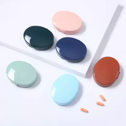macroupta Portable Plastic Pill Organizer for Daily Health Care