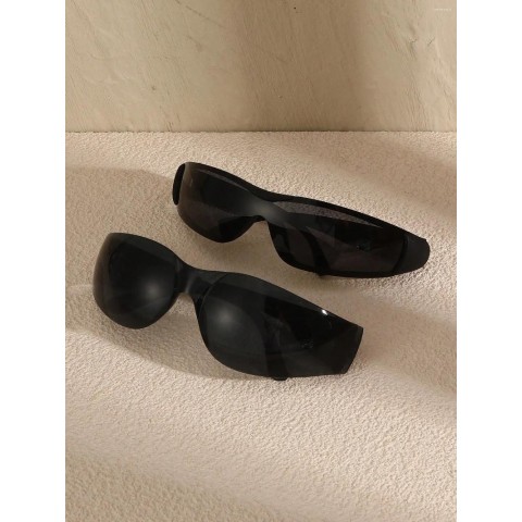 Punk Style Large Geometric Sunglasses for Men - UV380 Protection & Daily Use