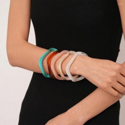Boho Geometric Acrylic Bracelet for Women