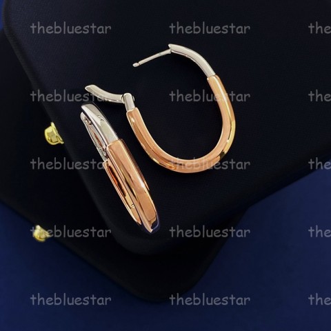 CYD2412021F5 Unisex 18K Gold Plated Hoop & Huggie Earrings for Party Wear