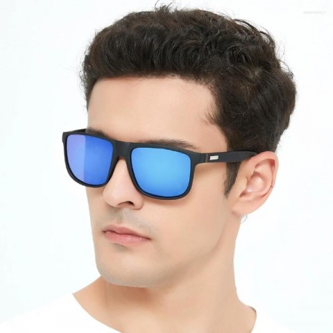 Colorful Striped Vintage Sunglasses for Men UV400 Protection Fashion Eyewear