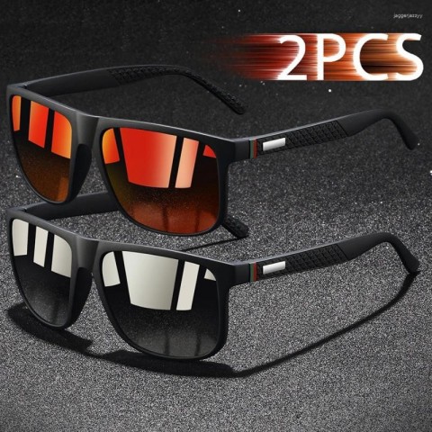 Colorful Striped Vintage Sunglasses for Men UV400 Protection Fashion Eyewear