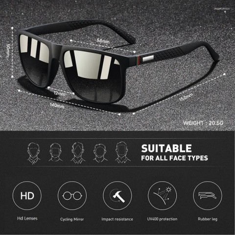 Colorful Striped Vintage Sunglasses for Men UV400 Protection Fashion Eyewear