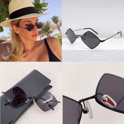 Trendy Metal Polygonal Frame UV400 Sunglasses for Men and Women