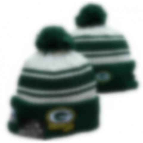 Unisex Sport Knitted Cuffed Pom Beanie Hat with Stripes - Winter Warmth for Men and Women