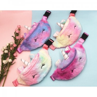 Unicorn Plush Stuffed Waist Bag for Girls
