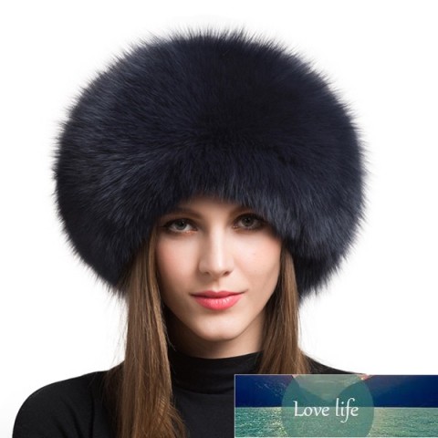 Warm Real Fur Winter Hat for Women