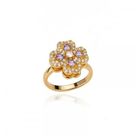 Stress Relieving Heart Clover Band Ring for Women - Stainless Steel Anti-Anxiety RJewelry Gift
