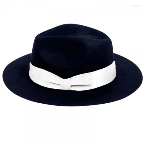 Elegant Beret for Women with Wide Border and Butterfly Design