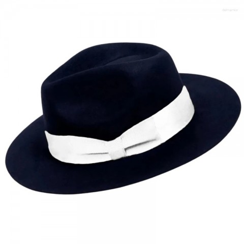 Elegant Beret for Women with Wide Border and Butterfly Design