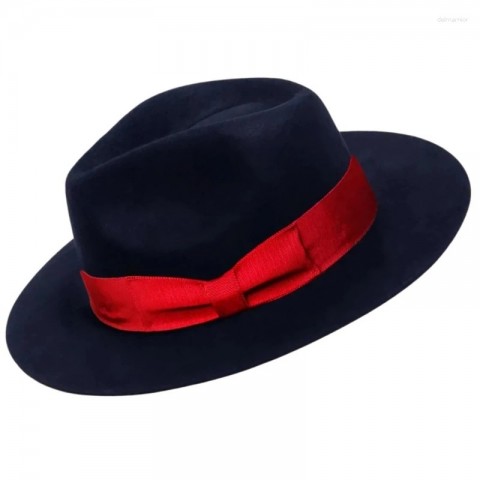 Elegant Beret for Women with Wide Border and Butterfly Design