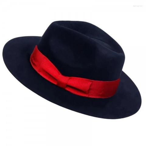 Elegant Beret for Women with Wide Border and Butterfly Design