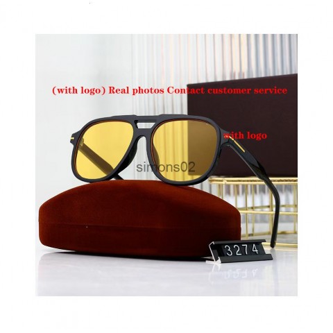Luxury Designer Ford Polarized Sunglasses - Leopard Print, Unisex, UV400 Protection