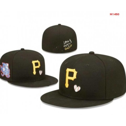 Baseball Pirates 2024 Men's Full Closed Caps - World Series Champions Edition
