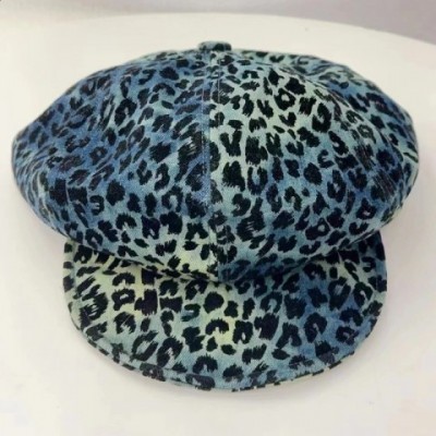 Leopard Print Beret Hats for Women - Summer & Autumn Fashion, Retro Y2K Style