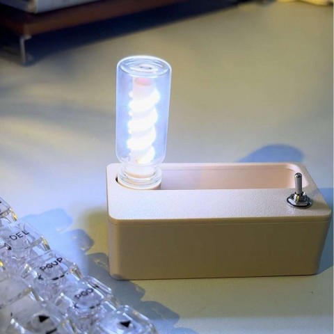 Creative USB Flip Nightlight - Portable Desk Decoration for Kids' Bedtime Comfort