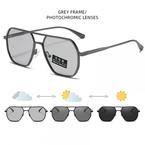 Metal Pochemic Polarized Sunglasses for Men - Stylish UV400 Protection