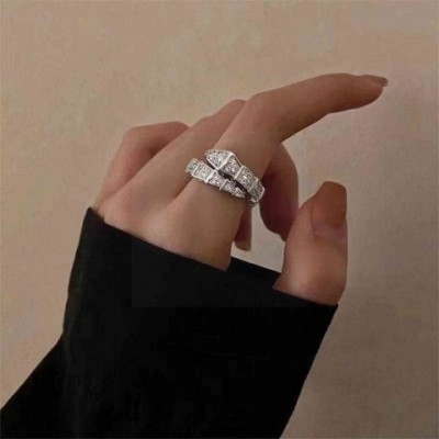 Animal Shaped Rose Gold Snake Ring for Women - Punk Rock Jewelry N5H4 G1125