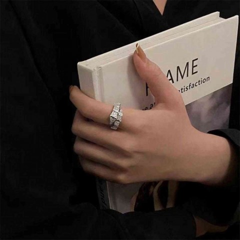 Animal Shaped Rose Gold Snake Ring for Women - Punk Rock Jewelry N5H4 G1125